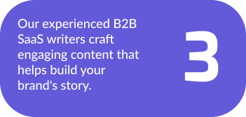 We develop an in-depth content calendar with realistic deadlines to keep everyone accountable. 